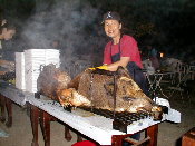 Preparing a feast